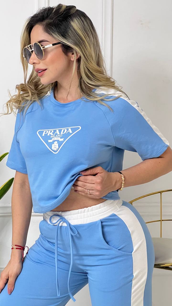 Conjunto Bota Campana Prada