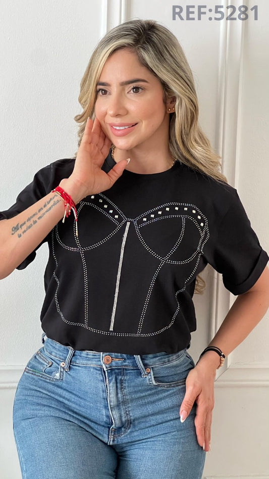 Camiseta Tela Fria Corset