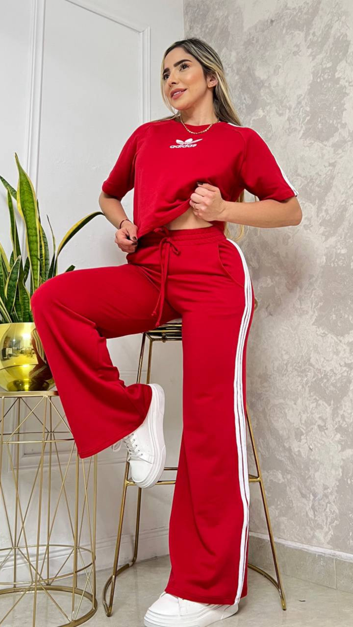 Conjunto Bota Campana Adidas