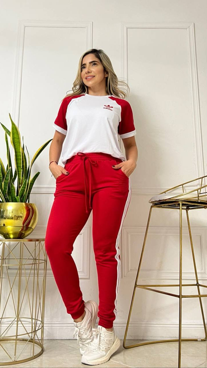 Conjunto Manga Rangla Adidas